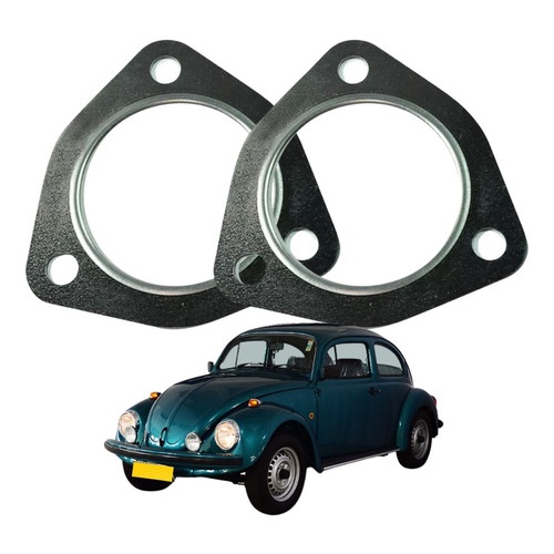 Par Juntas Catalizador Fusca Itamar Kombi Gol Escort Ap