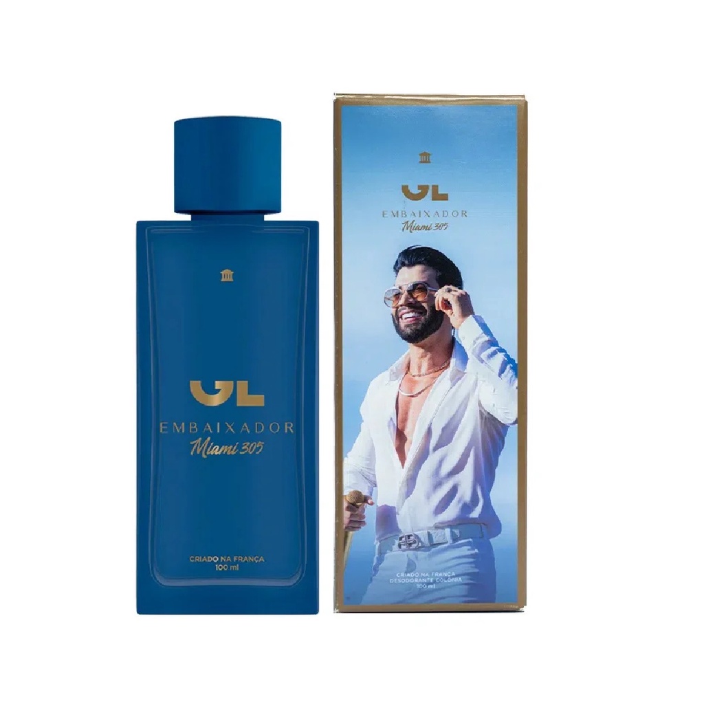 GL Embaixador Miami 305 Deo Colônia Gusttavo Lima 100ml