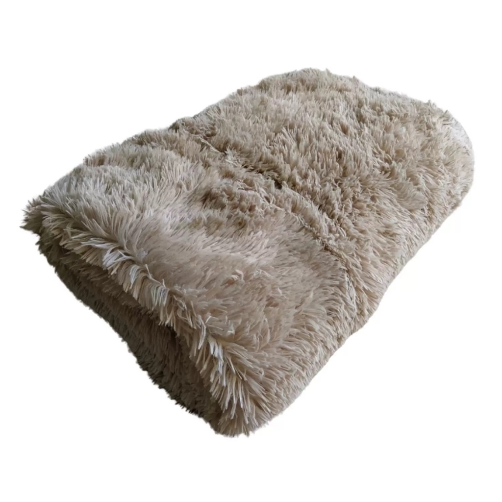 Tapetinho Tapete Sala Quarto Felpudo Antiderrapante Costa Oro Fofinho