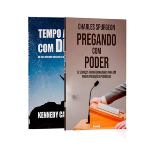 Kit 2 Livros | Tempo a Sós com Deus + Pregando com Poder | Charles Spurgeon | Presença de Deus