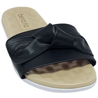 Chinelo Beira Rio Rasteirinha Feminino Laço Casual