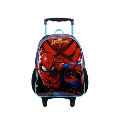 Mochila Escolar Com Rodinha Spider Man X2 Nº 16 Xeryus | Herois | Homem Aranha | Super | Infantil | Super Heroi | Desenho Animado | Vingadores | Meninos