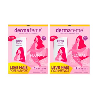 Sabonete Íntimo Dermafeme Floral Mulheres 2 Caixas