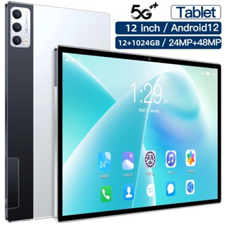 2023 Novo Tablet De 12 Polegadas 12GB + 1024GB Android 12.0 Dez Core HD WiFi Dual SIM