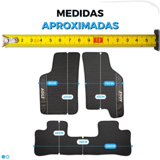 Tapete Automotivo Agile 09 A 16 Personalizado Kit Inteiriço