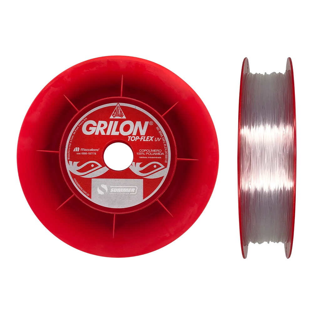 Linha Monofilamento Grilon UV 1,40mm 151,9lb 100m Mazzaferro