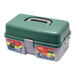 Maleta De Pesca 2 Bandejas Articuladas Verde Arqplast
