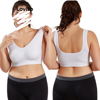 Lovito Sutiã Básico Liso Casual Para Mulheres LNE40084