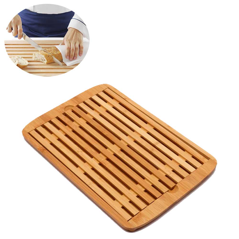 Migalheira bambu tábua para corte de pães bolos tortas cuca mesa café da manhã cozinha restaurante papa migalha com grade removível bandeja decorativa bamboo