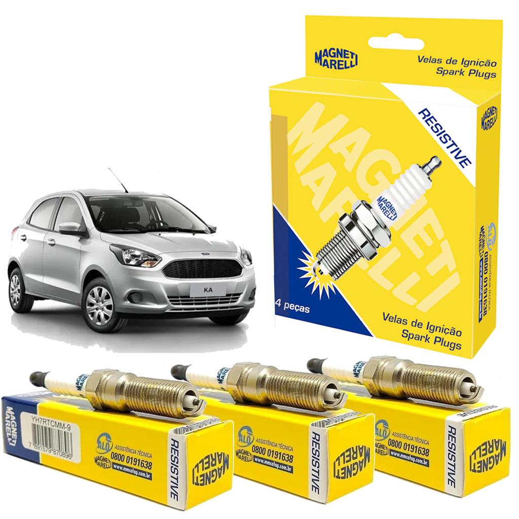 Jogo Vela Ignicao Ford Ka Ka+ 1.0 12v 2015 2016 2017 2018 2019 2020 2021 80cv 85cv TiVCT em Oferta na Shopee
