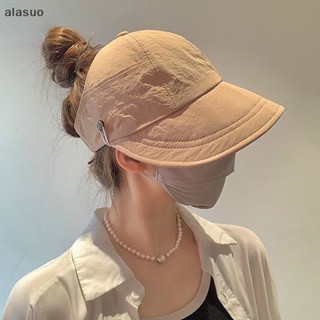 [Chapéu De Sol De Rabo De Cavalo Com Aba Larga Dobrável Praia Feminino Verão De Secagem Rápida Visor Fisherman Cap [BR]