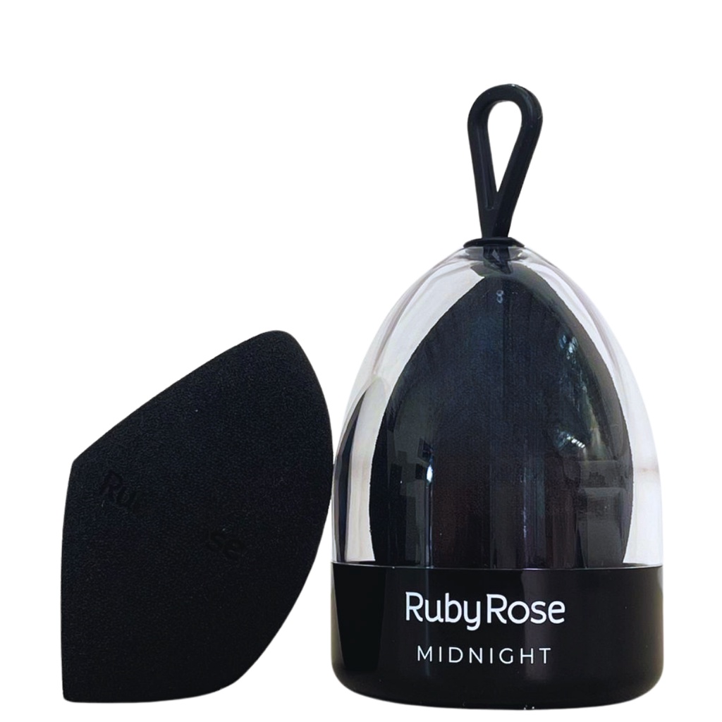 Esponja De Maquiagem Chanfrada Midnigth Ruby Rose HBS05