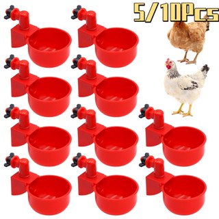 5/10Pcs Bebedouro Para Aves Domésticas Pato De Frango Distribuidor Automático De Água Animais De Fazenda Equipamento De Alimentação