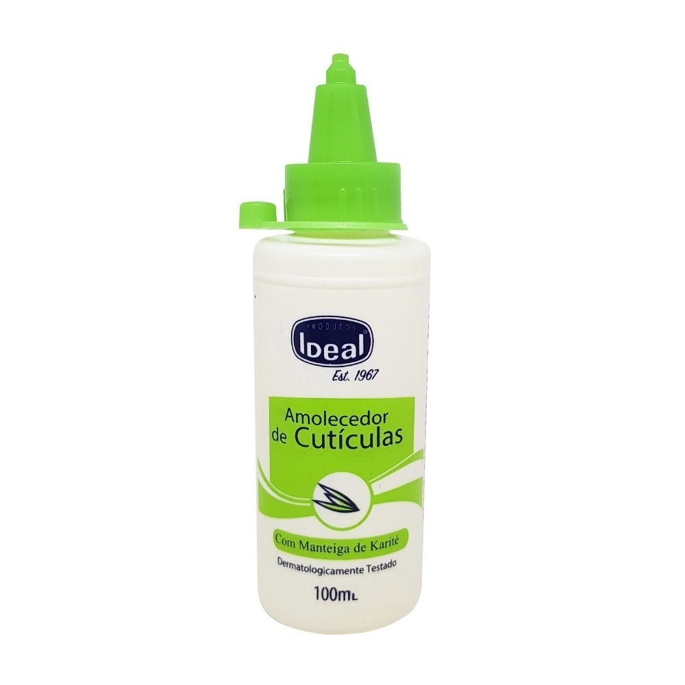 AMOLECEDOR DE CUTÍCULAS COM MANTEIGA DE KARITÉ IDEAL 100ML em Oferta na Shopee