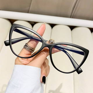 2024 Fashionable New Style Cat Eye Anti-Blue Light Glasses Frame Retro Ladies Transparente Moldura de Vidro Personalizado Moldura de Vidro Trendy Computador Celular