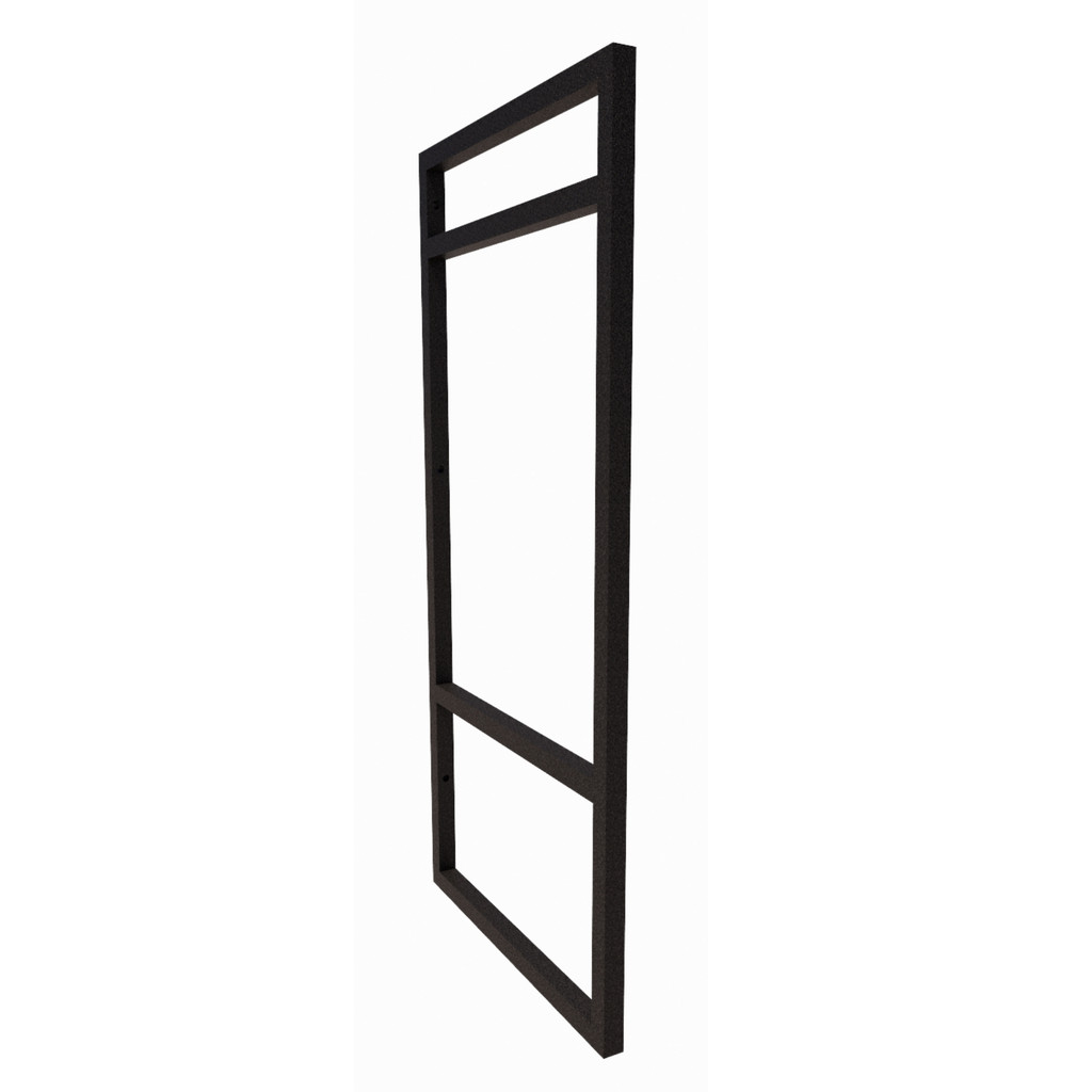 Suporte Prateleira Nicho Duplo Estilo Industrial Suspensa Parede Teto Avulso 60x28cm