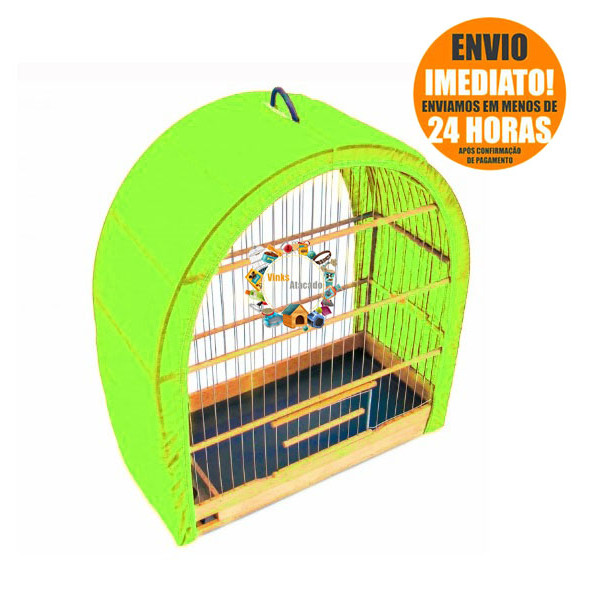 Kit 2 Capa de Sol Cobertura Lateral Gaiola Para Passarinhos Cánario Belga Coleira