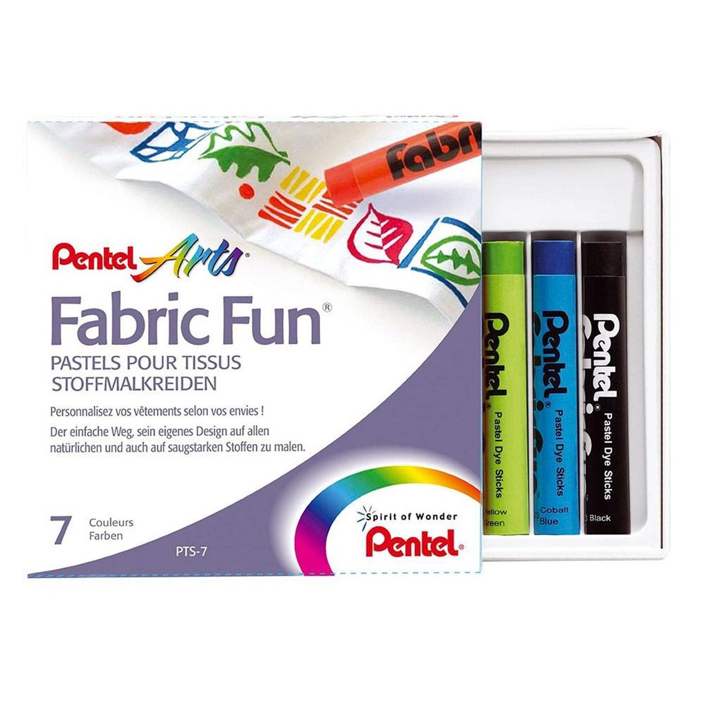 Giz Pastel Seco 7 Cores Pentel