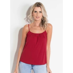 Blusa De Alça Vermelho Quintess