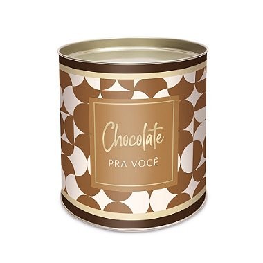 Lata para Doces Rígida - Chocolate Pra Você Milis - 1 unidade - Cromus - Rizzo em Oferta na Shopee