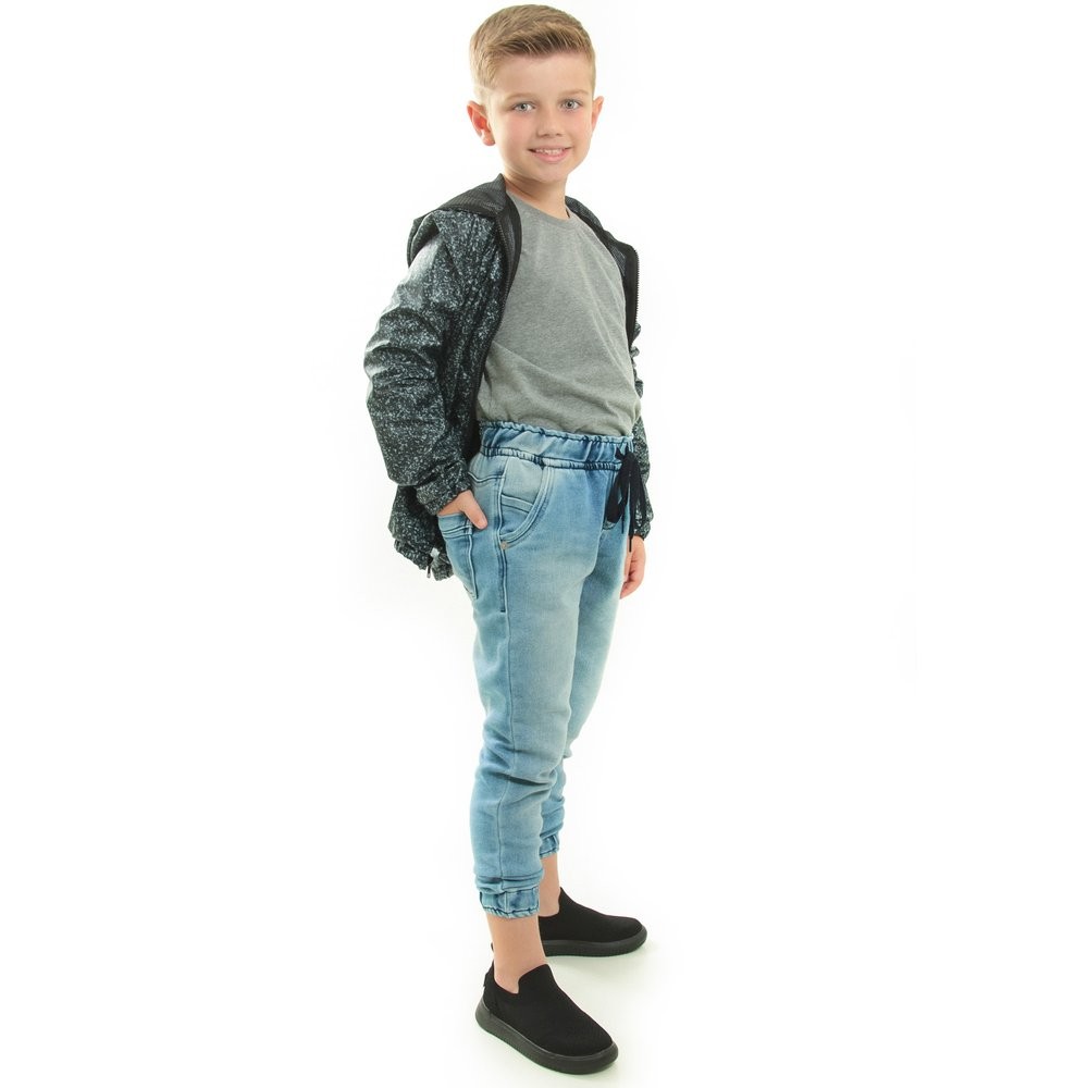 Jaqueta Infantil Masculina Corta Vento Camuflada