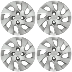 Calota Aro 15" cor Prata Mod Onix/Prisma 14/16 (Jogo c/ 4 Calotas) Grid - 195CP-PTA-E