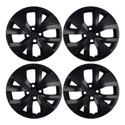 Calota Aro 15" cor Preto Fosco Mod Polo Track 21/24 (Jogo c/ 4 Calotas) Grid - 148CP-POF-E
