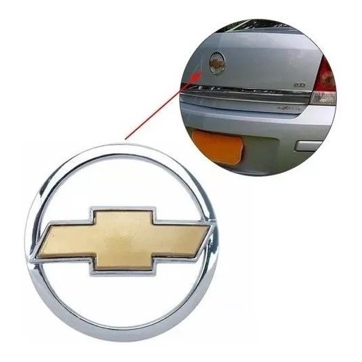 Emblema Mala Chevrolet Vectra 2007 2008 2009 Traseiro