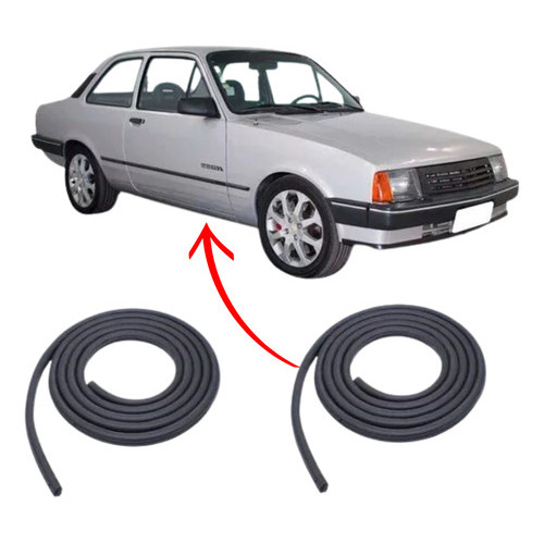 Kit Borracha Porta Chevette Todos Marajo E Chevy Jahu 2 Pçs em Oferta na Shopee
