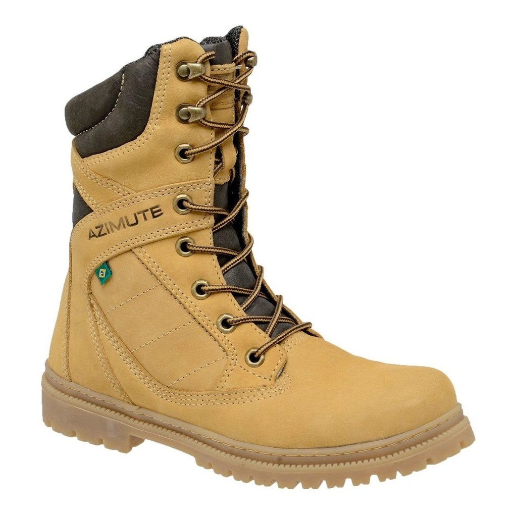 Coturno Swat Bota Adventure Em Couro Azimute  Comando
