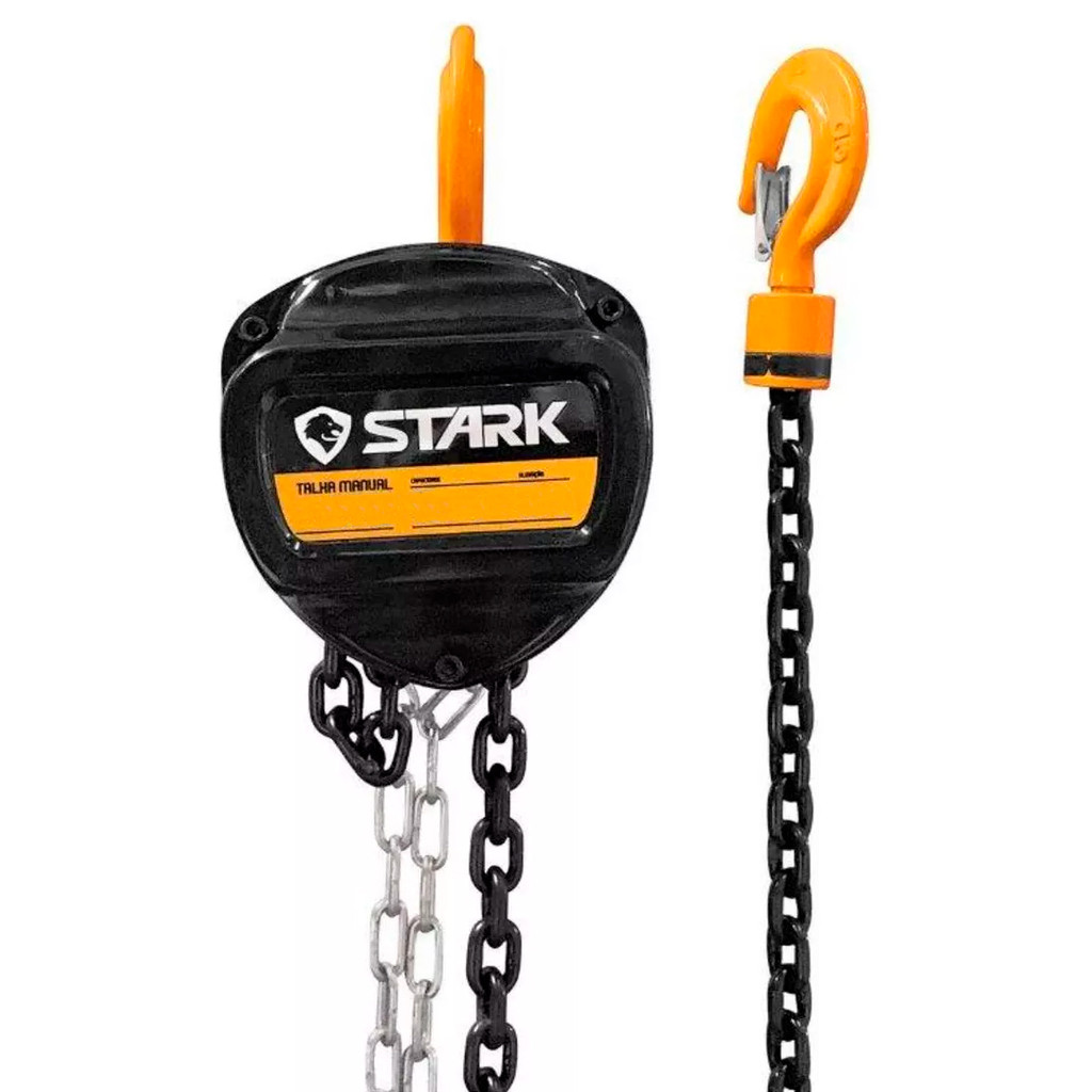 Talha Manual de Corrente CSM STARK ST25 Capacidade 2t com 5m de Elevação