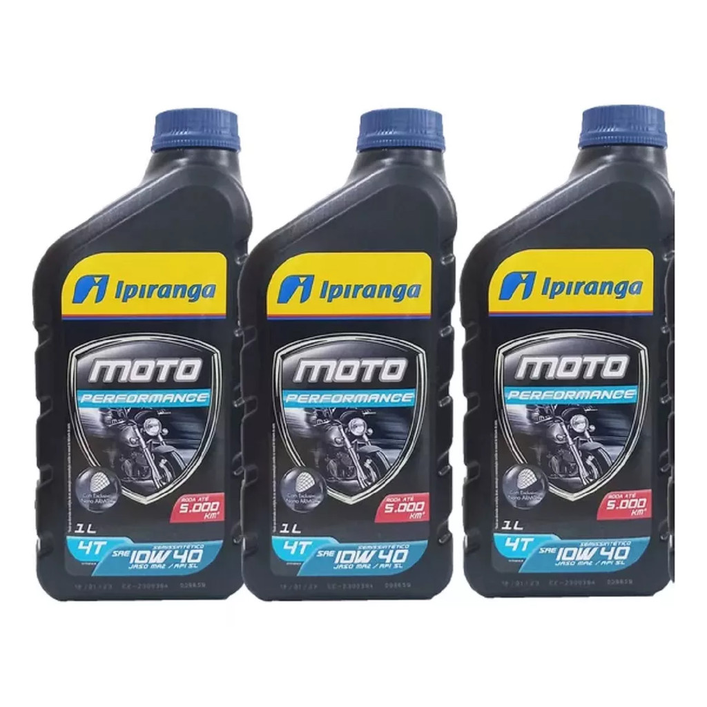 KIT 3 OLEO IPIRANGA 4T 10W40 SL SEMI SINTETICO em Oferta na Shopee