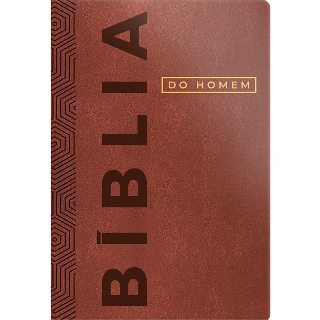 Bíblia Devocional Do Homem | NVI | Letra Grande | Capa Luxo Marrom