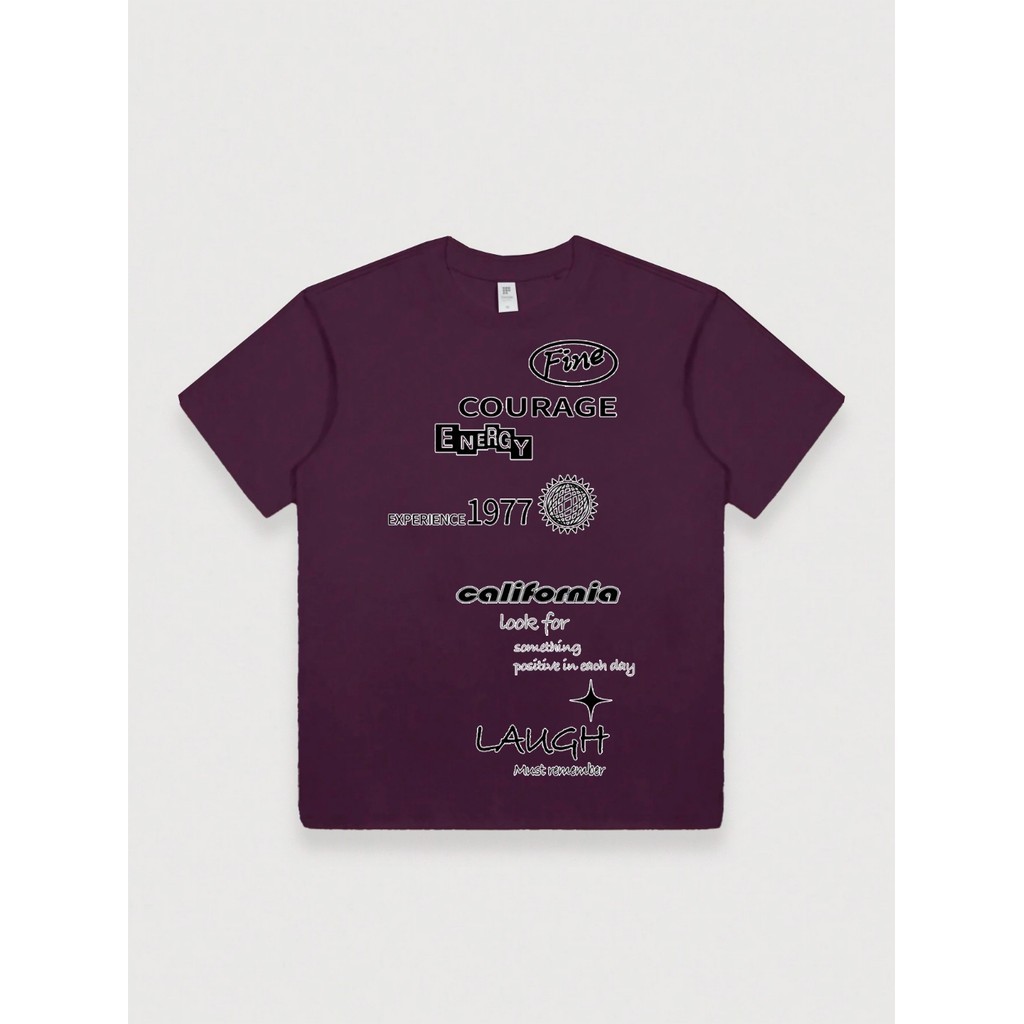 Camiseta Oversized Unissex Estilosa Confortável Streetwear Blusa Old School T Shirt Estampada