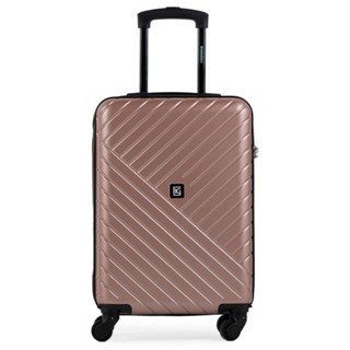 Mala de Bordo Abs 4 Rodas Detroit Rose/Preto