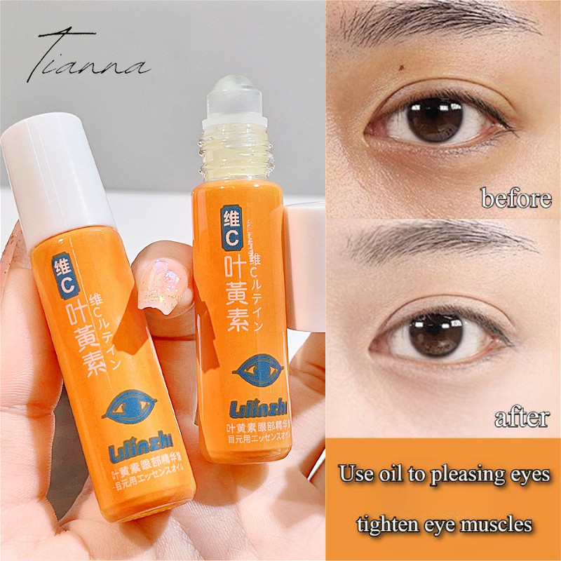 Óleo De Essência Para Os Olhos De Luteína Hidratante , Reafirmante , Antirrugas , Clareador De Olheiras em Oferta na Shopee