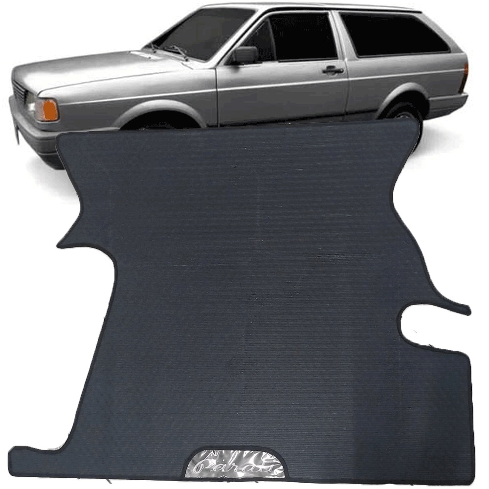 TAPETE PARATI 1986 A 1996 EMBORRACHADO PARA PORTA MALA MALAS ESPECIFICO DO CARRO AUTOMOTIVO