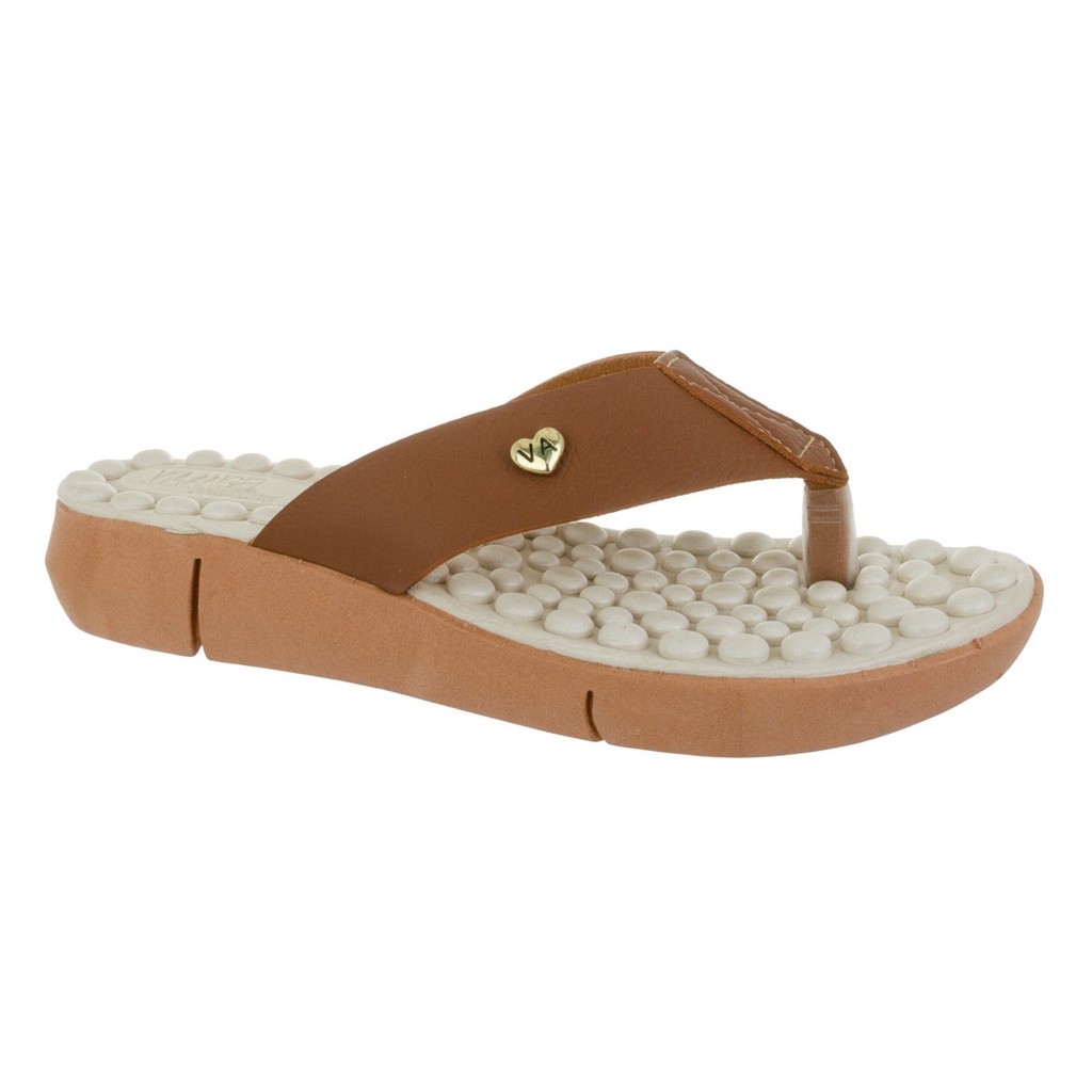 Chinelo Anatômico Feminino Tamanco Ortopédico Plataforma Confortável Massageador Via Angel 56-1