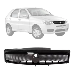 Grade Dianteira Fiat Palio 2003 2004 2006 2008 2009 Preto