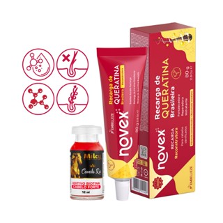 Kit Capilar Recarga Queratina Novex Aditivo Cavalo Rei Milcy