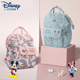 Disney Minnie Mickey Nova Bolsa De Fraldas Colorida De Grande Capacidade-Mochila Maternidade De Viagem Com Design Multifuncional E Elegante