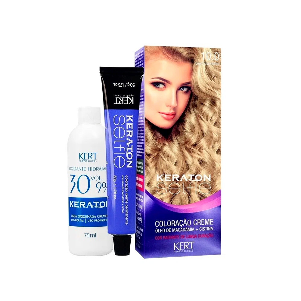 Tintura Keraton Selfie 10.0 Louro Clarissimo - Beauty