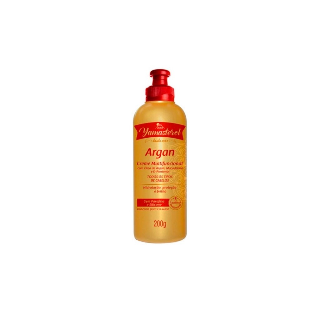 Creme Para Pentear Yamasterol Argan 200G - Beauty