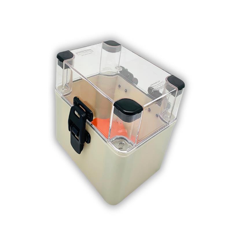 Caixa Montagem Pvc 160x120x130mm Tampa Transparente C/fecho