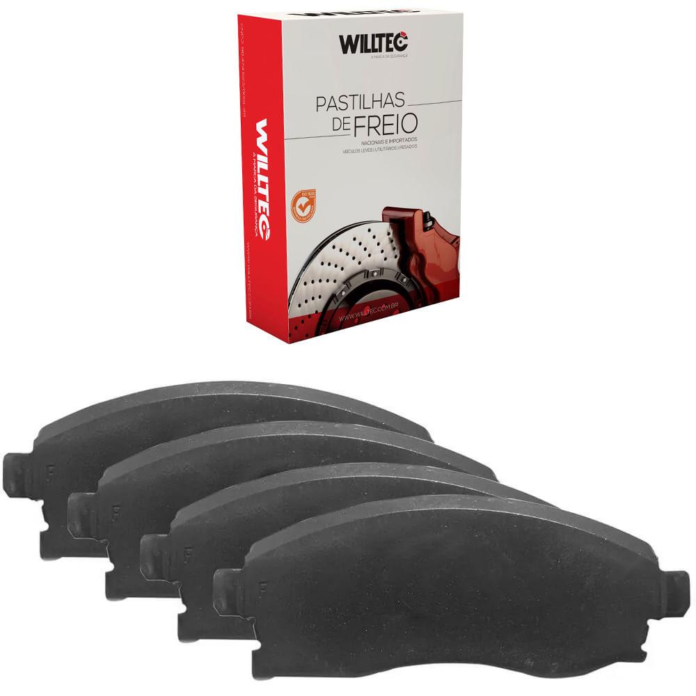 Kit Pastilha Freio Dianteira Fusion 2006 a 2012 Willtec em Oferta na Shopee