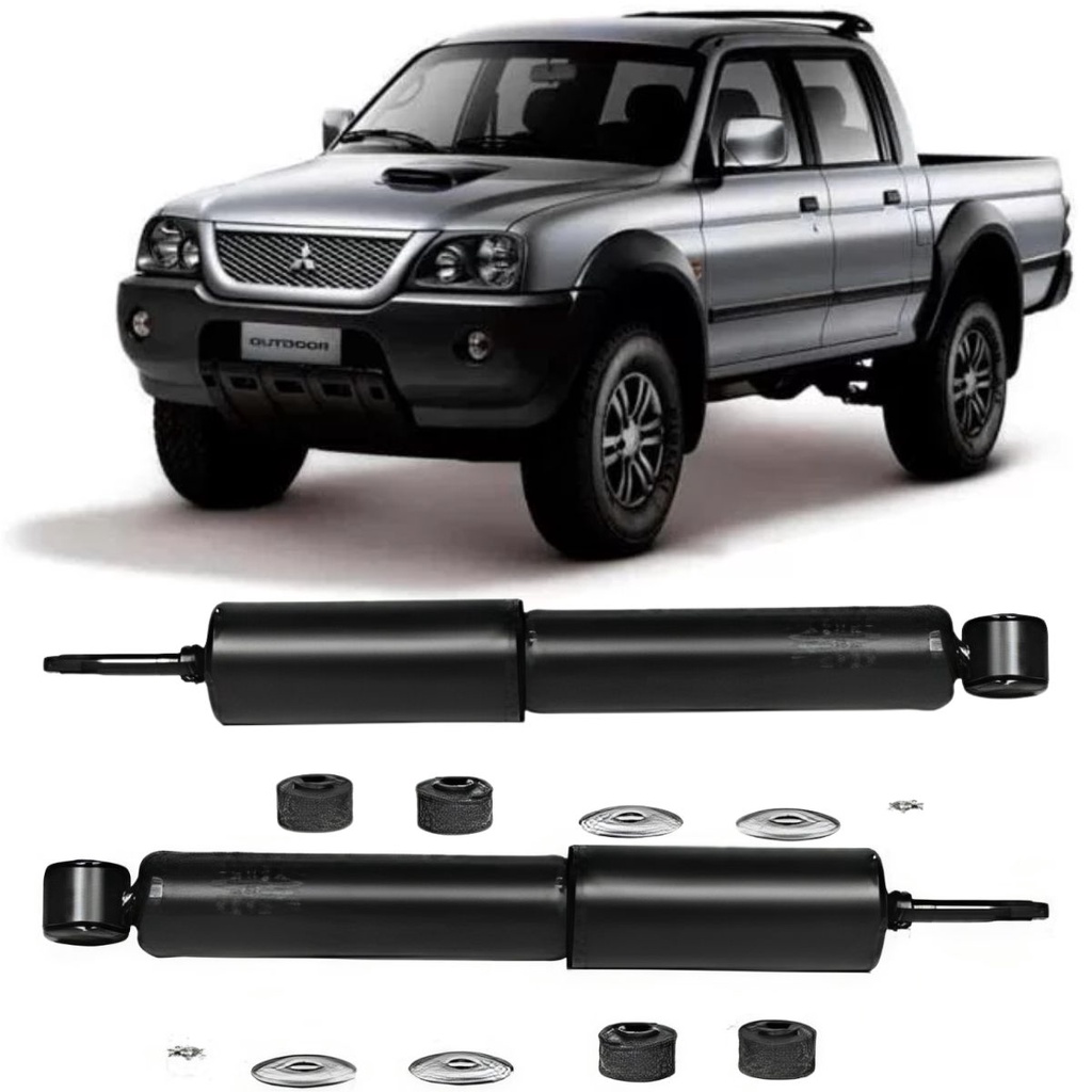 PAR DE AMORTECEDOR DIANTEIRO L200 SPORT OUTDOOR 4X2 4X4 2004 2006 2007 2008 2009 2010 2011 2012