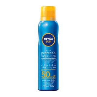 Protetor Solar Nivea Sun Protect & Toque Seco FPS 50 Spray 200ml