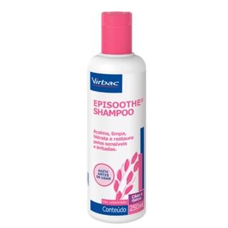 Episoothe Shampoo Virbac Peles Sensíveis Cães E Gatos 250ML