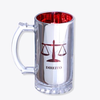Caneca de Chopp Eletrostática Profissões Direito - Zonacriativa