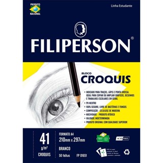 BLOCO CROQUIS A4 41G COM 50F - 01651